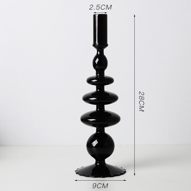 Nordic Glass Candle Holders