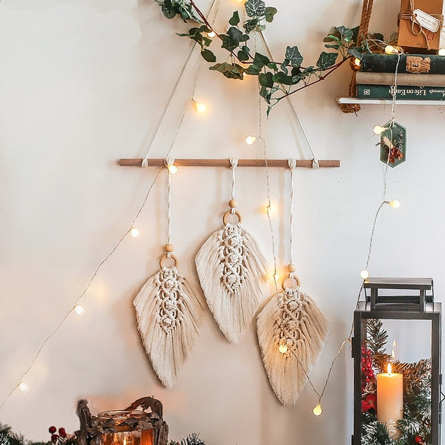 Boho Moon and Star Dream Catcher